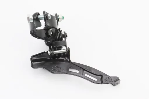 Перекидка цепи передняя с нижней тягой, крепл. 28,6мм, под звезду 42T, чёрная FD-TZ 500, ВЕЛОЗАПЧАСТИНИ, YQ-404279