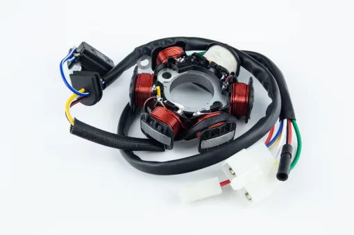Статор магнето (генератора) Honda DIO AF18/27 (6 катушек разъем "папа 5+1"), YQ-331693