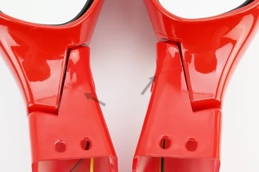 УЦЕНКА Viper-F50 Зеркало лев., прав.. к-кт, красные (трещина, см. фото), ЗЧ-СКУТЕР, YQ-328601