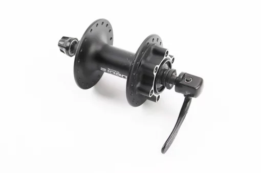 Втулка передняя MTB алюминиевая 14Gx36H, Disk-brake, крепл. эксцентрик, чёрная DEORE НВ-M525A, ВЕЛОЗАПЧАСТИНИ, YQ-404315