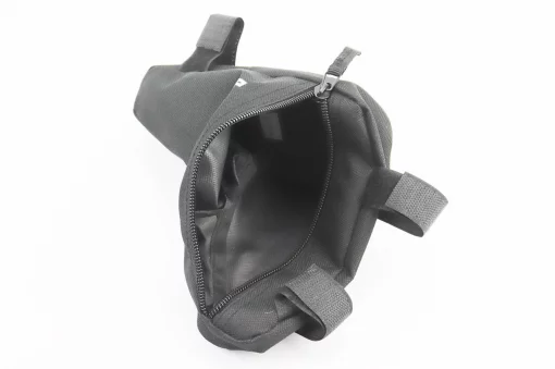 Сумка под раму треугольная 230х180х180мм, крепл. на липучке, влагозащитная, чёрная, ВЕЛОАКСЕСУАРИ, YQ-409620