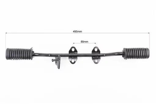 Подножка центральная водительская к-кт (под двиг. горловина сверху) тип 1, DELTA, YQ-357033
