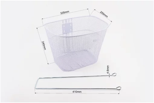 Корзина передняя 28" (сетка), белая TH-152, ВЕЛОАКСЕСУАРИ, YQ-409655
