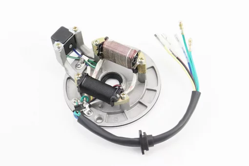 Статор магнето (генератора) (2 котушки "6 дротів") тип 2 "на безстартерний двигун", DELTA, YQ-357052