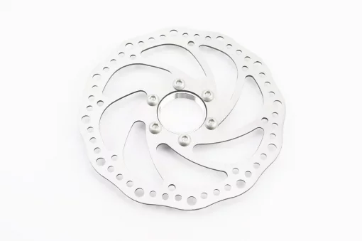 Гальмівний диск 160мм, кріпл. гайка, DR01, ВЕЛОЗАПЧАСТИНИ, YQ-406083