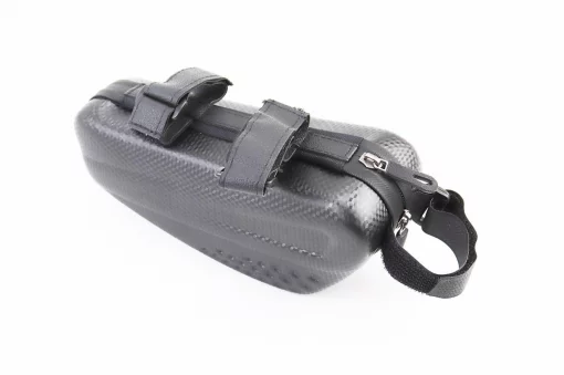 Сумка на раму (жёсткий чехол) 220х90х85мм, крепл. на липучке, влагозащитная, "карбон", ВЕЛОАКСЕСУАРИ, YQ-409669