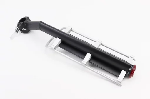 Багажник 26-29" алюминиевый, консольный, крепл. за трубу сидения эксцентриком, чёрно-серый HS-027, ВЕЛОАКСЕСУАРИ, YQ-409677