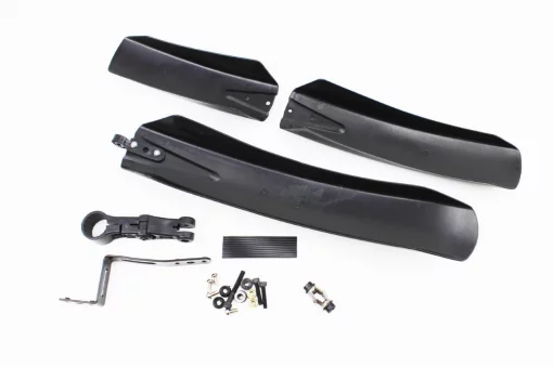 Крылья пластмассовые 24-26" MTB, чёрные LY-3302F/R, ВЕЛОАКСЕСУАРИ, YQ-409680