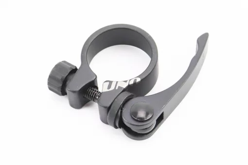 Зажим (хомут) трубы сиденья MTB 31,8мм, крепл. эксцентрик, алюминиевый, чёрный XTB-C, ВЕЛОЗАПЧАСТИНИ, YQ-406129