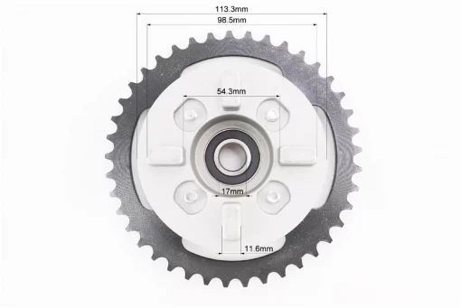 Панель демпферная со звездой 420-41Т в сборе, высота посадки звезды-28мм, DELTA, YQ-357158