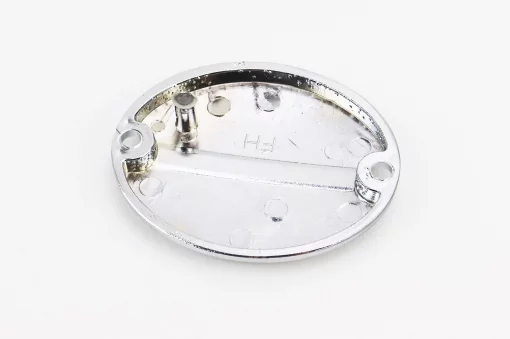 Кришка (овальна, пластик) правої кришки двигуна, хром, DELTA, YQ-357182