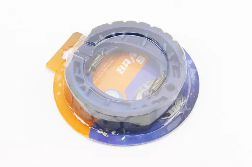 Гальмівні колодки задні к-кт, 105мм (пружини прямі, накладки з вибіркою), синій, DELTA, YQ-357221