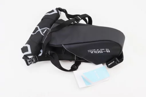 Сумка под сиденье (Bikepacking) 12L, крепл. быстросъёмное, чёрно-серая, ВЕЛОАКСЕСУАРИ, YQ-409760