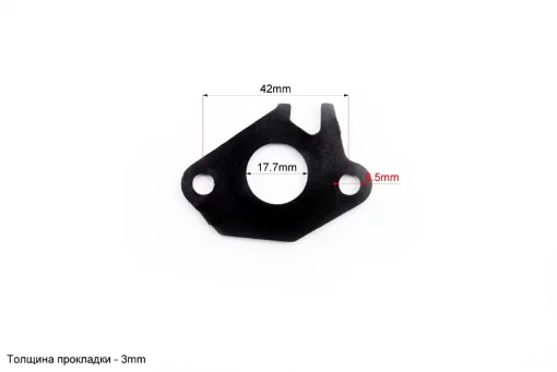 Прокладка патрубка карбюратора Honda DIO AF34/35 (пластмасс), d-18мм, YQ-331982