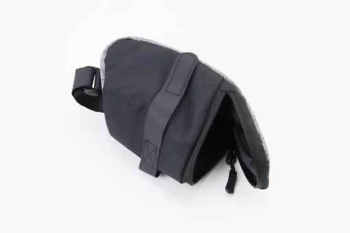 Сумка под сиденье, крепл. на липучке, чёрно-серая, ВЕЛОАКСЕСУАРИ, YQ-409780