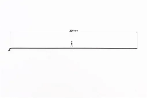 Спица 14Gx255мм (100шт к-кт), чёрная, ВЕЛОЗАПЧАСТИНИ, YQ-406223