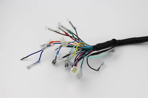 Проводка центральная (без тахометра) 2фишки у руля тип 4 см. фото, DELTA, YQ-338593