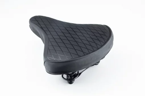 Сиденье ХВЗ 240x200мм, на металлическом основании, чёрное SD-7061, ВЕЛОЗАПЧАСТИНИ, YQ-406261