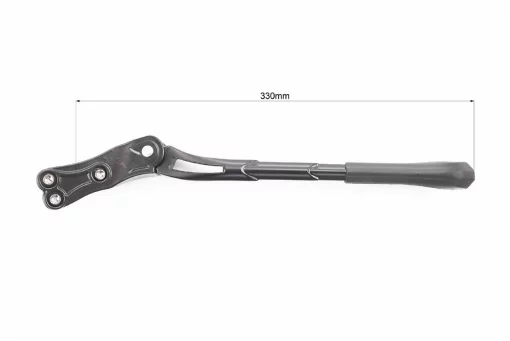 Підніжка 24-29" задня, телескопічна, кріпл. за перо рами, алюмінієва, чорна HS-016, ВЕЛОАКСЕСУАРИ, YQ-409800