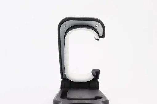 Крепление велосипеда за колесо к стене складное, пластмассово-металлическое, чёрно-белое HS-009В (без дюбелей), ВЕЛОАКСЕСУАРИ,