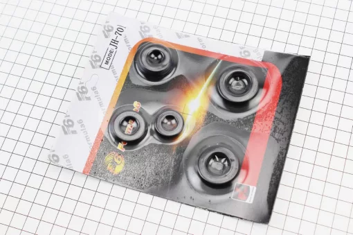 Сальники к-кт 5шт (11,6x24x10; 12x21x4; 13,7x24x5; 17x29x5; 18,9x30x5) двигателя, 70cc, DELTA, YQ-338729