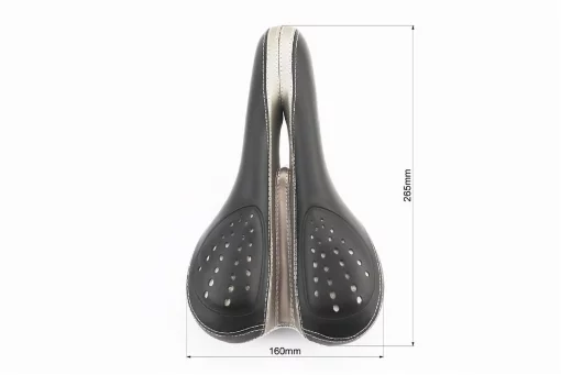 Сидіння MTB 265x160мм з гелевими вставками, чорно-сіре CROSSRIDE BSK-N31, ВЕЛОЗАПЧАСТИНИ, YQ-406358