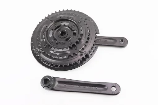 Шатуны "квадрат" 170мм, 48.38.28T MTB, алюминиевые, чёрные MY-AC41, ВЕЛОЗАПЧАСТИНИ, YQ-406364