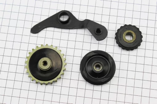 Ролики ланцюга ГРМ+коромисло к-кт 4шт, DELTA, YQ-338770