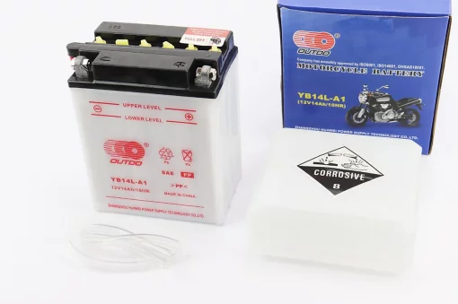 Акумулятор 12V14Аh YB14L-A1 кислотний (L134*W89*H166мм), АКБ, YQ-348202