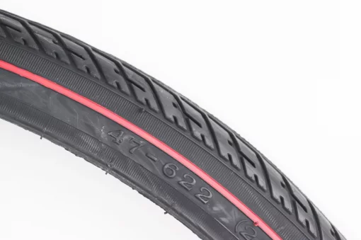 Шина 28"х1,75 (47-622) дорожная с красной полосой S-209, ВЕЛОШИНИ, YQ-402002