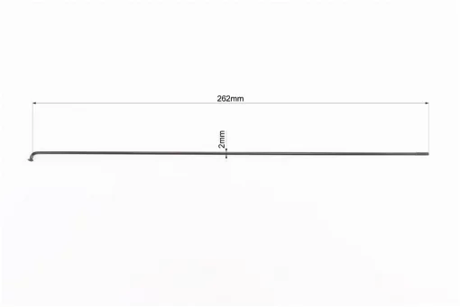Спица 14Gx262мм (100шт к-кт), чёрная, ВЕЛОЗАПЧАСТИНИ, YQ-406537