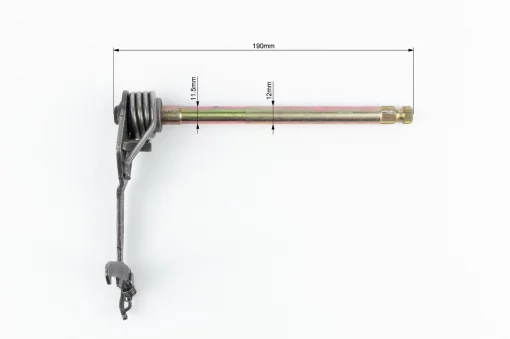 Вал перемикання передач к-кт (з пружиною, коромислом) 190мм, DELTA, YQ-357412