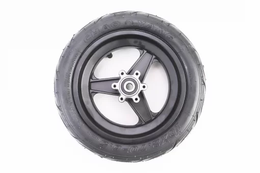 Колесо переднее 10" алюминиевое, пром-подшипники (10х30х9) 6200 2RS, под Disk-brake, Т4 (электросамокат), ЗЧ-ЕЛЕКТРО техніка,