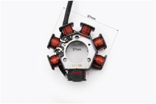 Статор магнето (генератора) (7 катушек разъем "мама/мама 4+3"), YBR125, YQ-506007