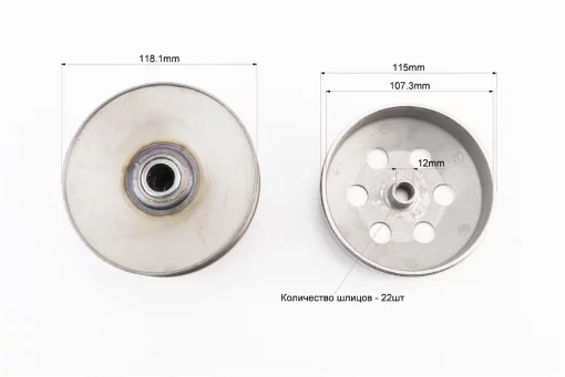 Вариатор задний в сборе GY6-50/AF34, 50-100сс 4Т, YQ-349073