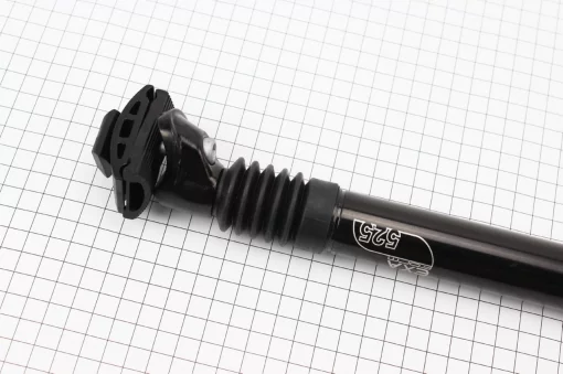 Труба-амортизатор сидения MTB 30,4х340мм алюминиевая, чёрная KSP-525, ВЕЛОЗАПЧАСТИНИ, YQ-406698