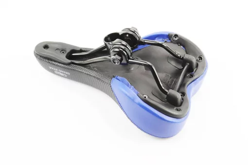 Сиденье MTB 260x165мм, чёрно-синее GS-589, ВЕЛОЗАПЧАСТИНИ, YQ-406742