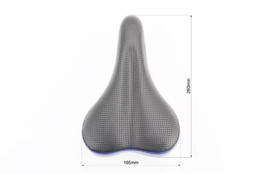 Сиденье MTB 260x165мм, чёрно-синее GS-589, ВЕЛОЗАПЧАСТИНИ, YQ-406742