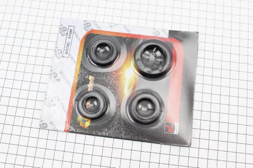 Сальники к-кт 4шт (16,4x30x5; 19,8x30x5; 20x32x6; 27x42x7) двигателя, 50-100сс 4Т, YQ-349149