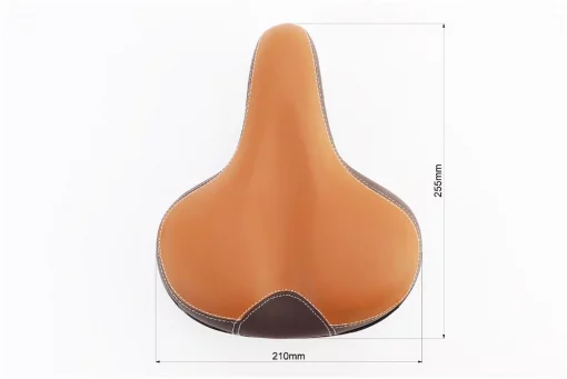 Сиденье ХВЗ 255x210мм, коричневое AZ-109BF, ВЕЛОЗАПЧАСТИНИ, YQ-406764