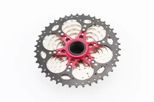 Кассета 10зв. 11.13.15.18.21.24.28.32.36.42Т (трансмиссия 1/2х10), серебристо-чёрная KDF-CS1042, ВЕЛОЗАПЧАСТИНИ, YQ-411155