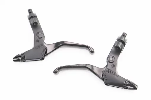 Гальмівні ручки, алюмінієві, чорні CL-520, ВЕЛОЗАПЧАСТИНИ, YQ-411194