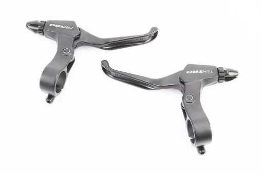 Гальмівні ручки, алюмінієві, чорні CL-520, ВЕЛОЗАПЧАСТИНИ, YQ-411194