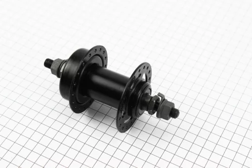 Втулка передня MTB 14Gx36H, Disk-brake, кріпл. гайка, чорна SF-A25F, ВЕЛОЗАПЧАСТИНИ, YQ-406916
