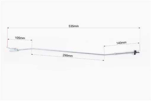 Loncin LX200GY-3 Тяга заднього гальма 535мм, LONCIN, YQ-507143