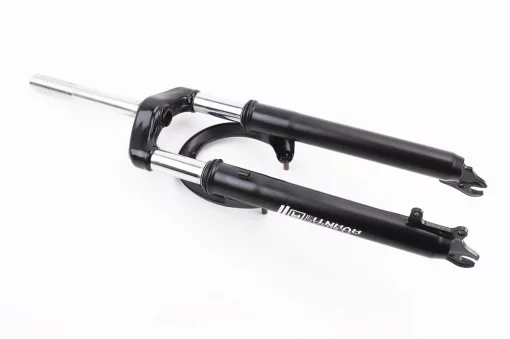 Вилка 26" амортизаційна, з різьбою 1" (25,4мм), шток 190мм, з ходом 60мм, V/Disk-brake, чорна ES-226, ВЕЛОЗАПЧАСТИНИ, YQ-406972