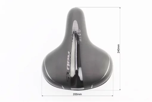 Сиденье ХВЗ 240x200мм, чёрно-серое ARDIS N831, ВЕЛОЗАПЧАСТИНИ, YQ-406995