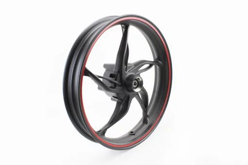 Loncin LX250-15 Диск передній литий 2,5-17", чорний з червоною смугою (вісь 15мм), LONCIN, YQ-507228