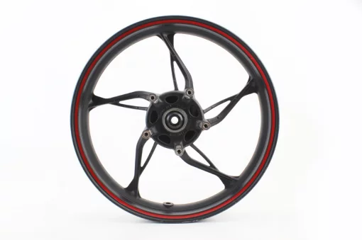 Loncin LX250-15 Диск передній литий 2,5-17", чорний з червоною смугою (вісь 15мм), LONCIN, YQ-507228