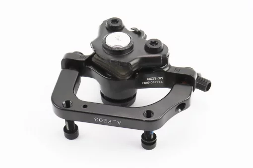 Гальмівний супорт передній (F203мм), чорний MD-M280, ВЕЛОЗАПЧАСТИНИ, YQ-411334